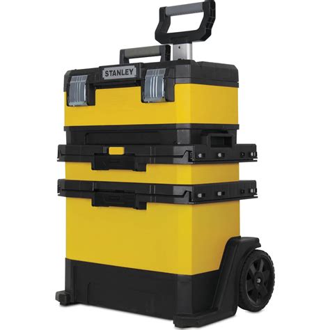 stanley stackable metal tool box|stanley rolling tool boxes.